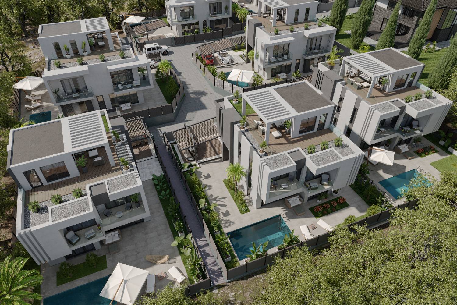 Коттеджи в КП Скайберри Вилладж (Skyberry Village)