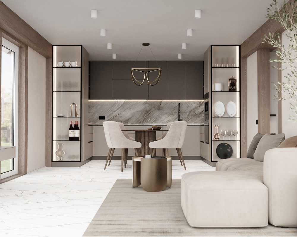 дом в стиле шале